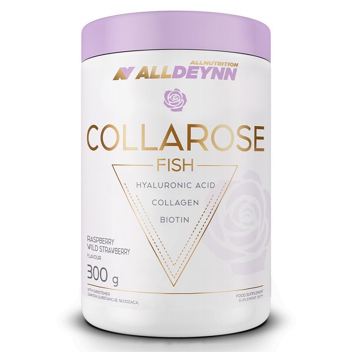 AllDeynn Collarose Fish Hydrolizat Kolagenu Rybiego o Smaku Dzikiej Maliny i Truskawki - The Straight From Nature