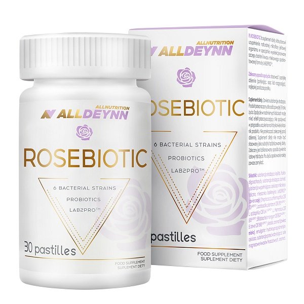 AllDeynn RoseBiotic Synbiotyk Układ Odpornościowy Trawienie 30 Pastylek -