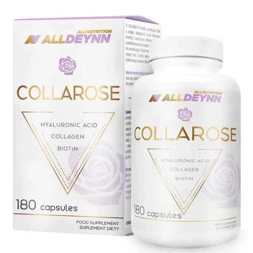 Alldeynn Collarose - Hydrolizat Kolagenu Verisol® dla Pięknej Zdrowej Skóry - 180 Kapsułek