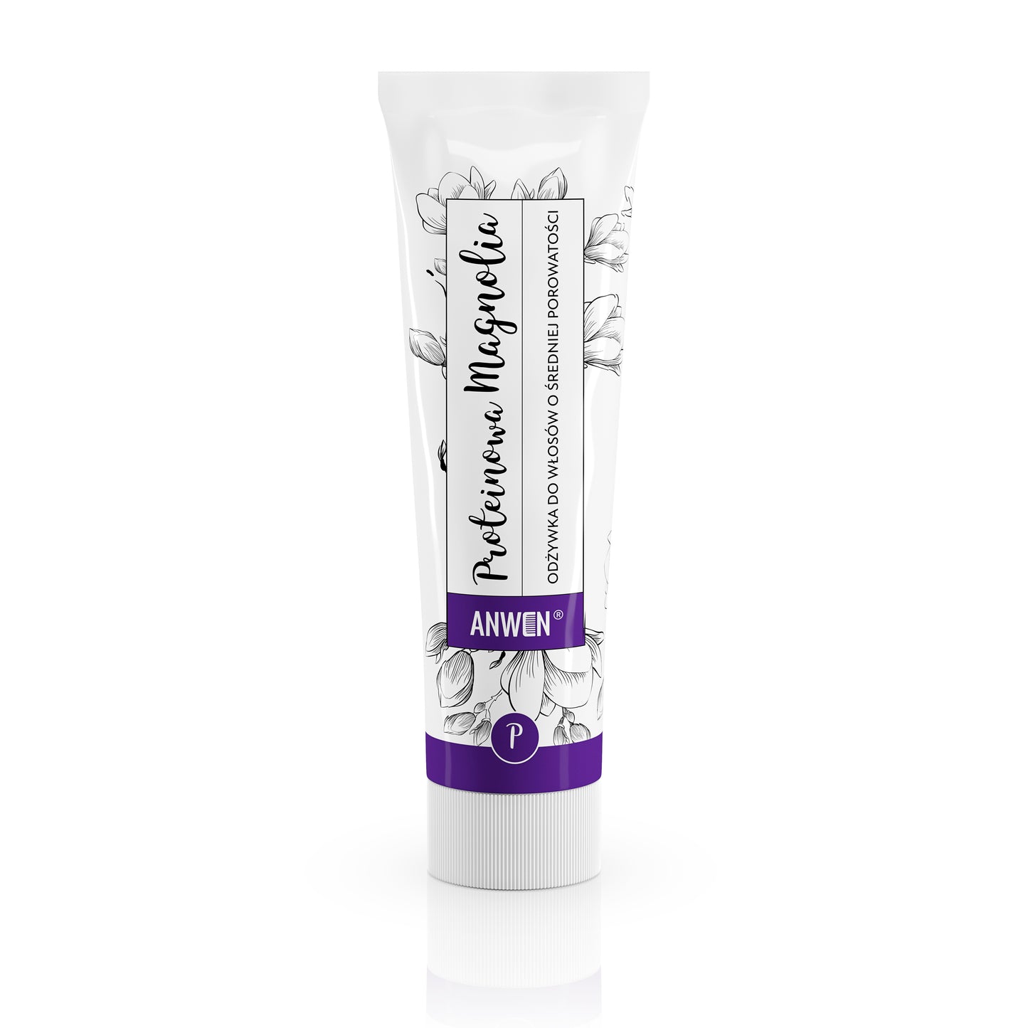 Anwen - Proteinowa Magnolia - Odżywka do Włosów o Średniej Porowatości - 100ml - Alu