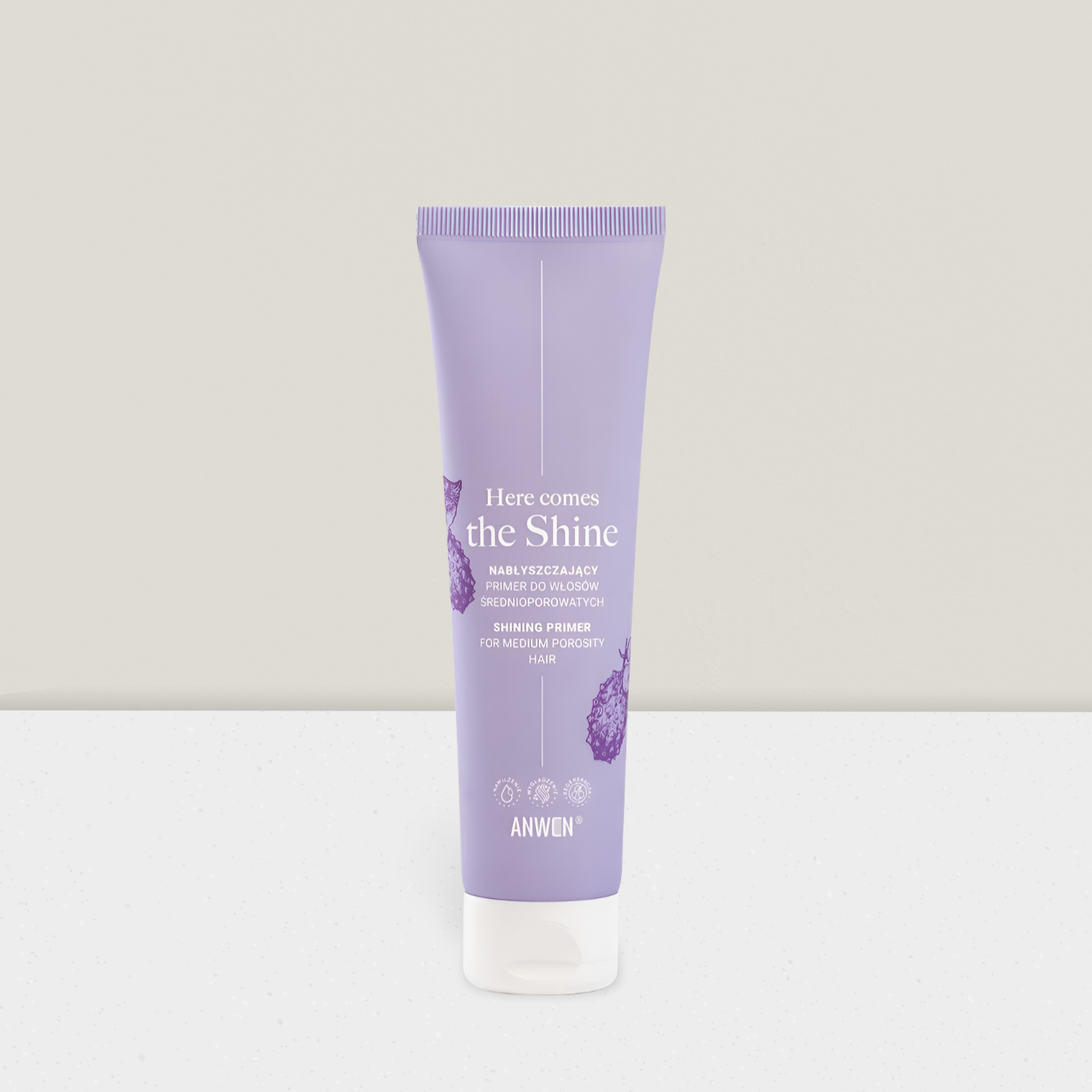 Anwen Here Comes The Shine - Nabłyszczający Primer do Włosów Średnioporowatych - 100ml