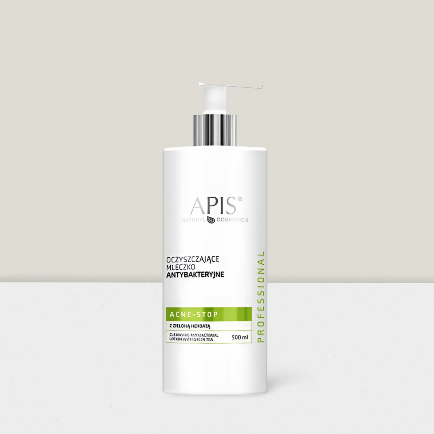 Apis Acne Stop - Oczyszczające Mleczko Antybakteryjne z Zieloną Herbatą - 300ml