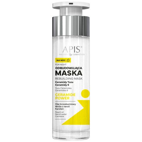 Apis Ceramide Power - Odbudowująca Maska dla Skóry Suchej Szarej i Wrażliwej na Noc - 50ml