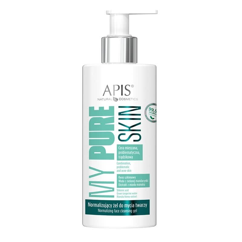 Apis My Pure Skin Normalizujący Żel do Mycia Twarzy dla Skóry Problematycznej - The Straight From Nature