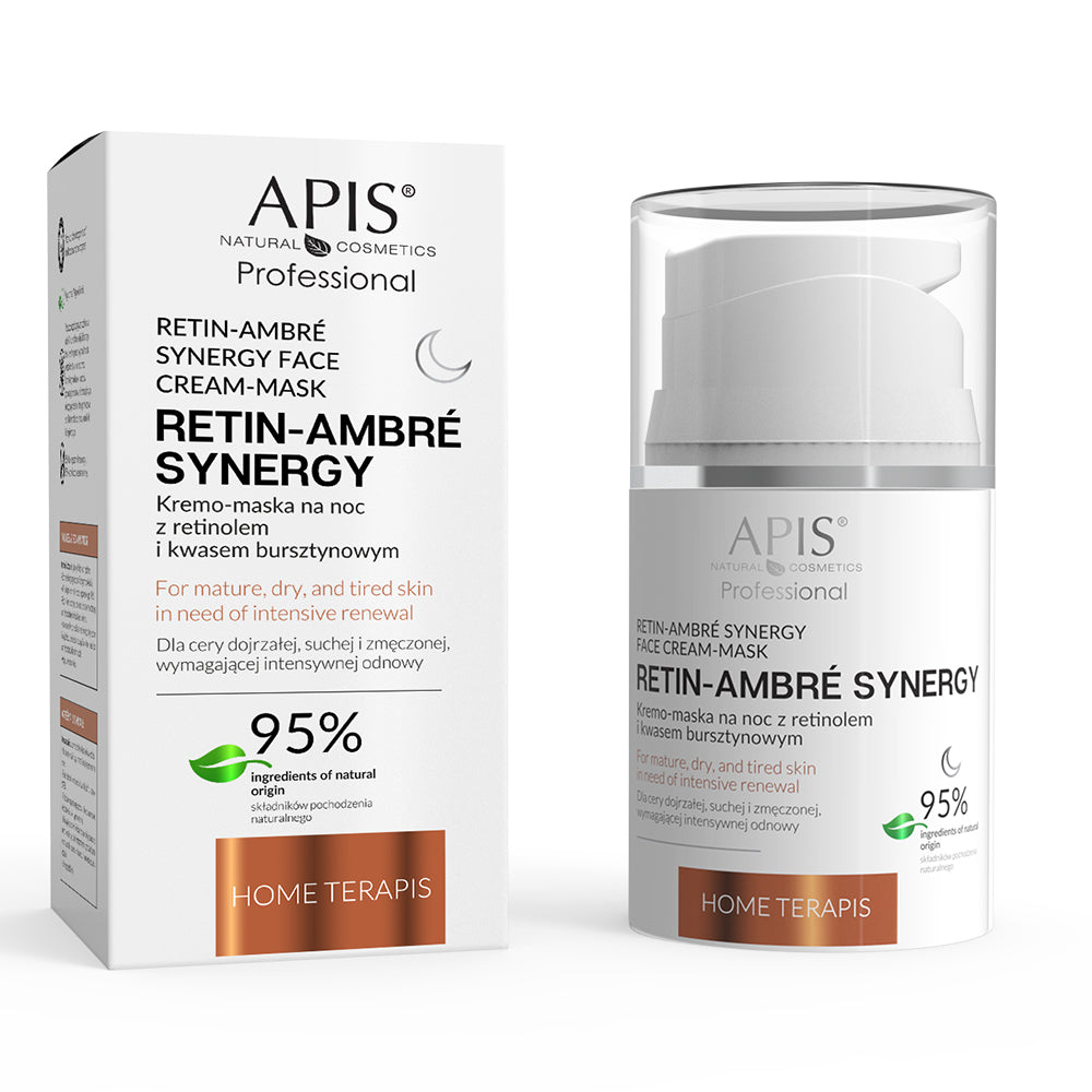 Apis Retin Ambre Synergy Kremo-Maska z Retinolem i Kwasem Bursztynowym