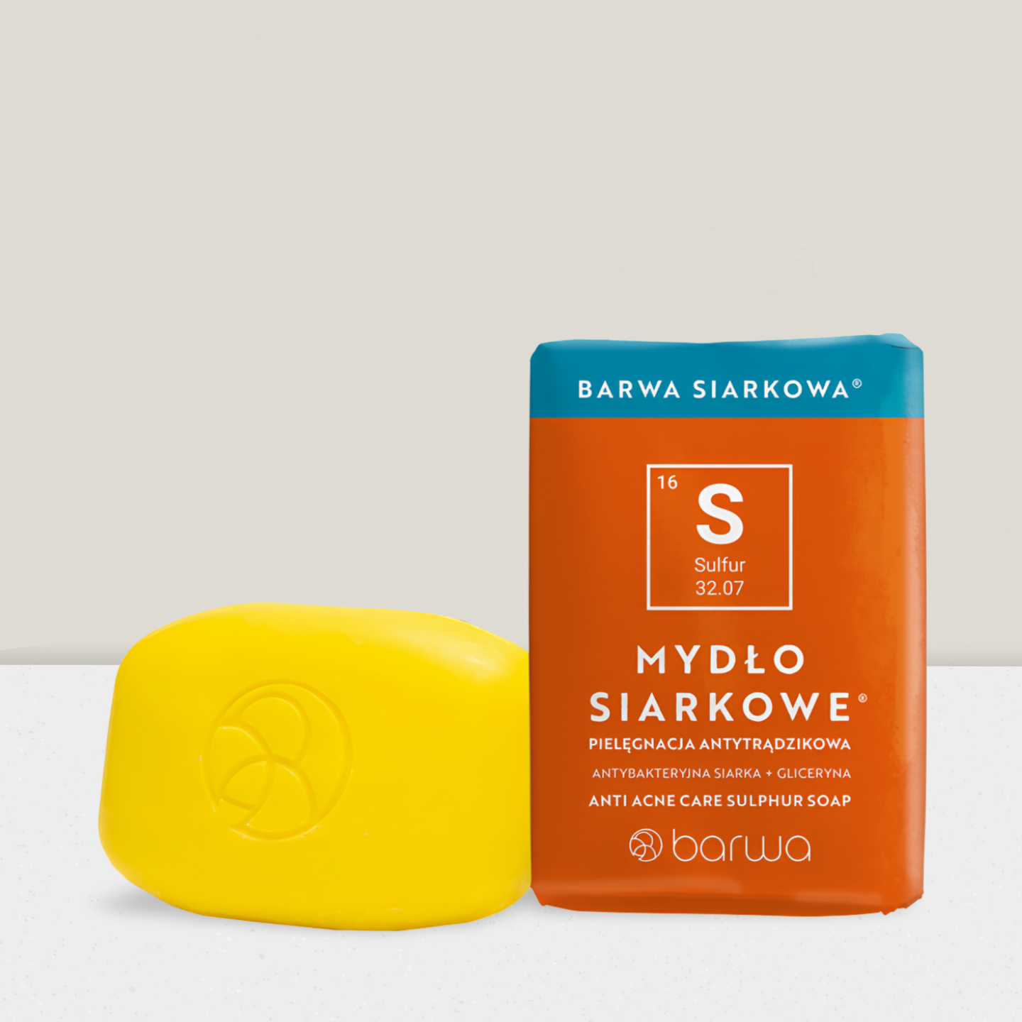 Barwa Siarkowa Moc - Mydło Specjalne Siarkowe Antybakteryjne - 100g