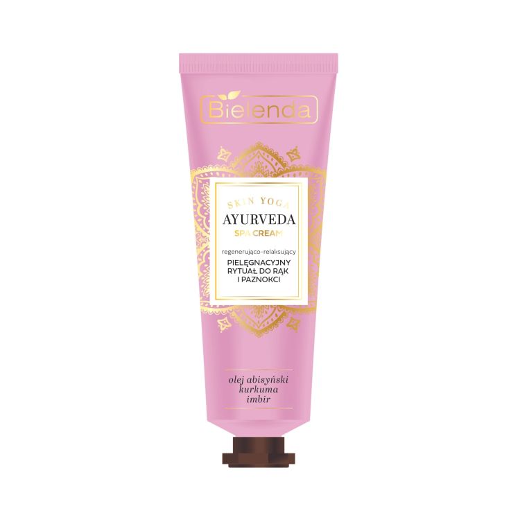 Bielenda Ayurveda Skin Yoga SPA Cream - Regenerująco - Relaksujący Rytuał Pelęgnacyjny do Rąk i Paznokci - 50ml