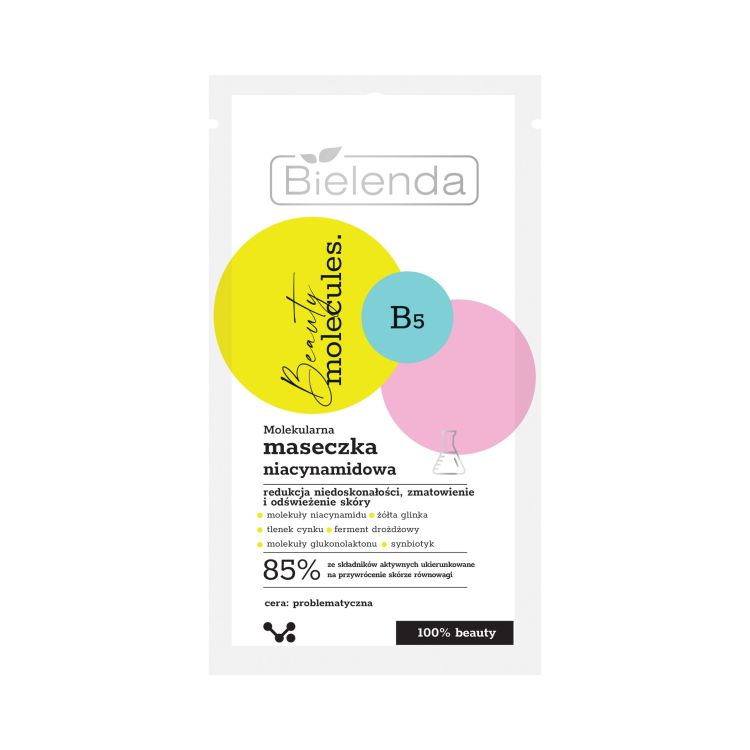 Bielenda Beauty Molecules Molekularna Niacynamidowa Maseczka