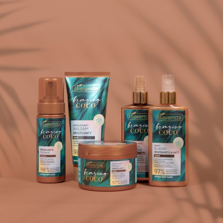 Bielenda Bronzing Coco - Nawilżające Brązujące Masło do Ciała - 200ml