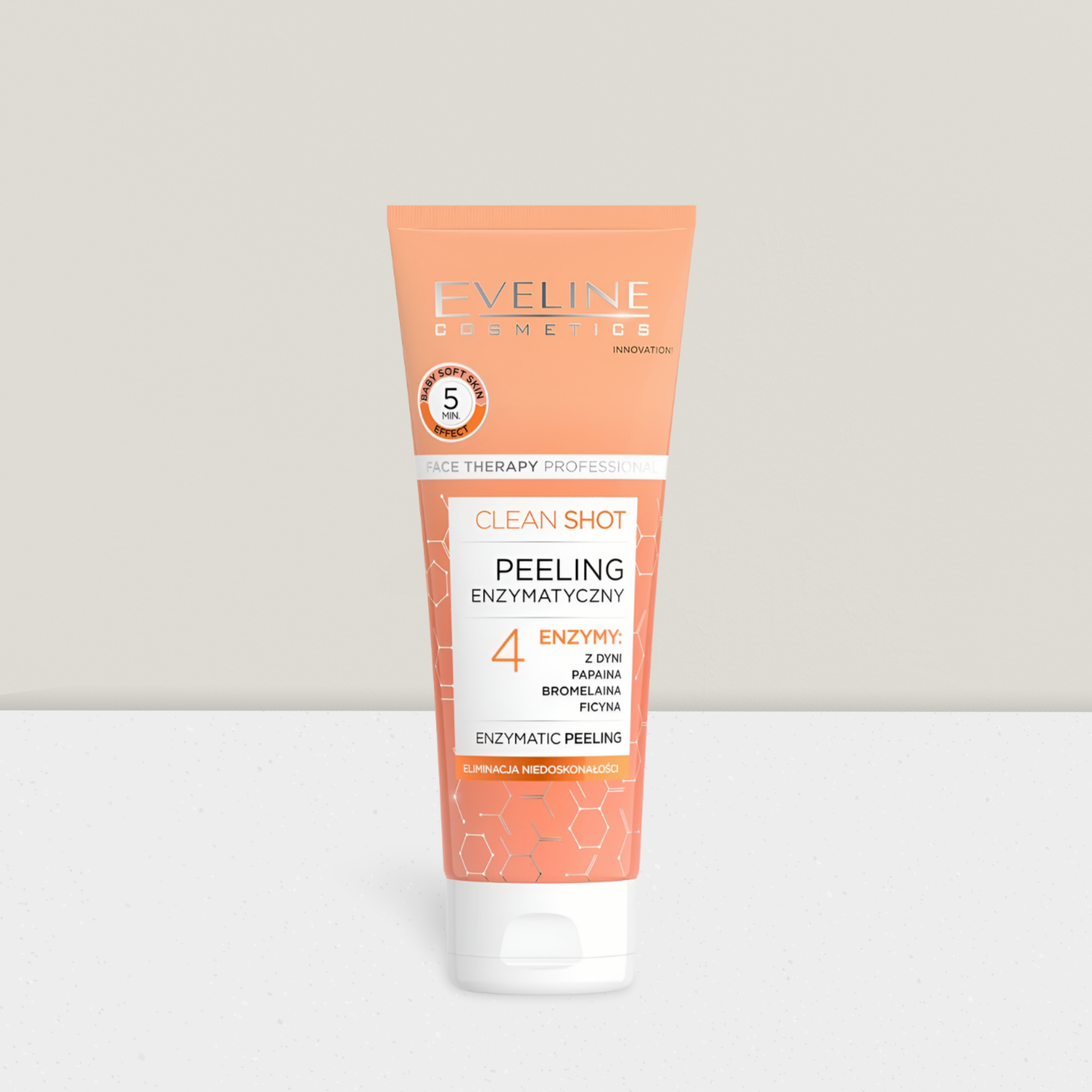 Eveline Clean Shot - Peeling Enzymatyczny - 75ml