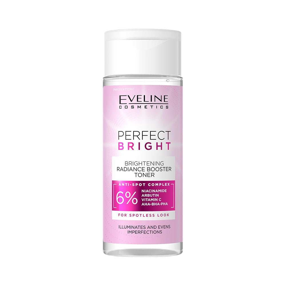Eveline Perfect Bright - Rozjaśniający Tonik Wzmacniający Blask - 150ml