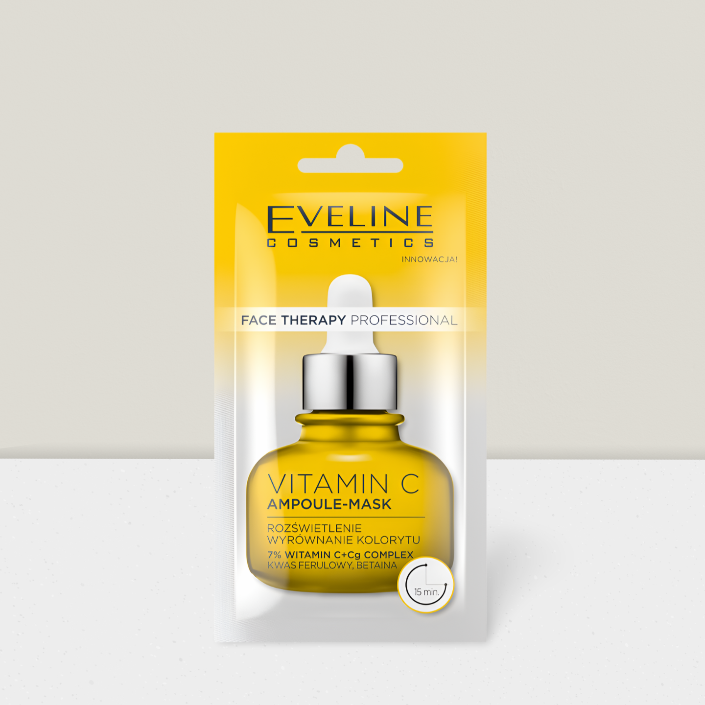 Eveline - Rozświetlająca Maska w Kremie dla Skóry Szarej - 8ml