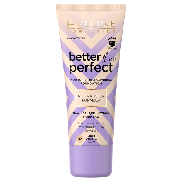 Eveline Better Than Perfect - Podkład do Twarzy - Nr 02 Light Vanilla Warm - 30ml