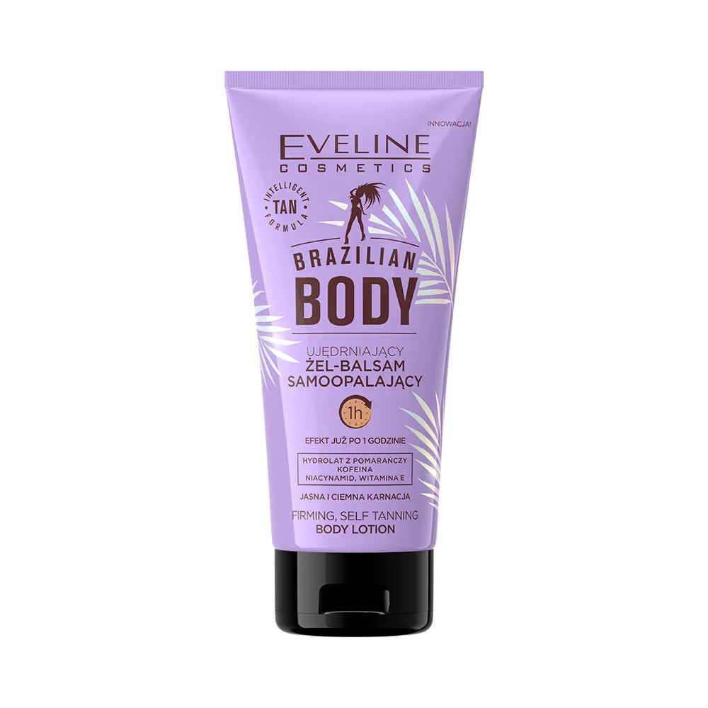 Eveline Brazilian Body Ujędrniający Żel - Balsam Samoopalający
