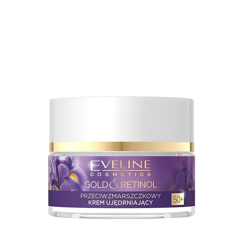 Eveline Gold & Retinol Przeciwzmarszczkowy Krem Ujędrniający 50+