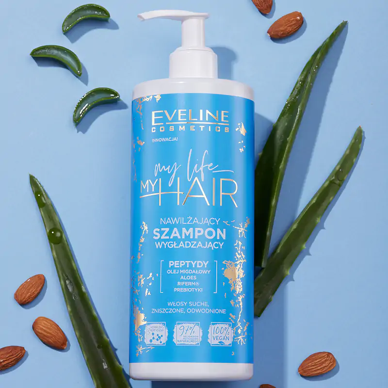 Nawilżający Szampon Wygładzający do Włosów - The Straight From Nature