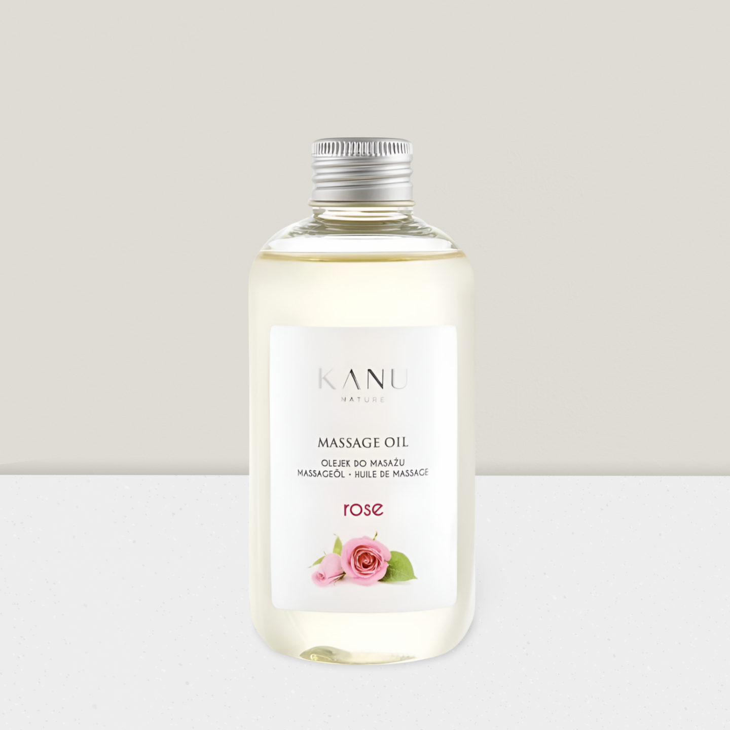 Kanu Nature - Nawilżający i Orzeźwiający Olejek do Masażu - Róża - 200ml