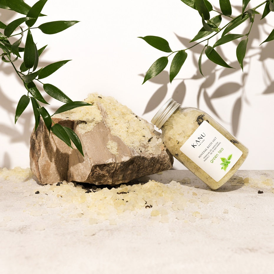 Kanu Nature - Mineralna Sól do Kąpieli - Zielona Herbata - 350g