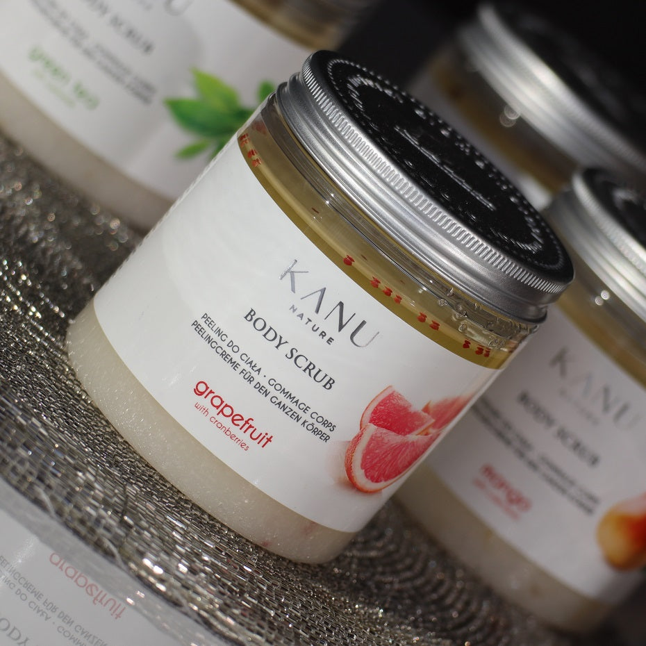 Kanu Nature - Odżywczy i Odświeżający Peeling Solny - Grejfrut z Żurawiną - 350g