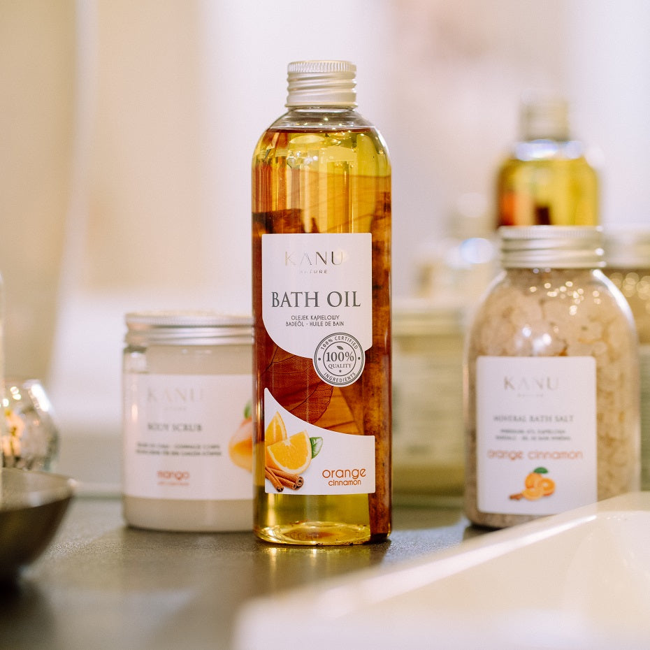 Kanu Nature - Olejek do Kąpieli Pomarańczowo – Cynamonowy - 250 ml
