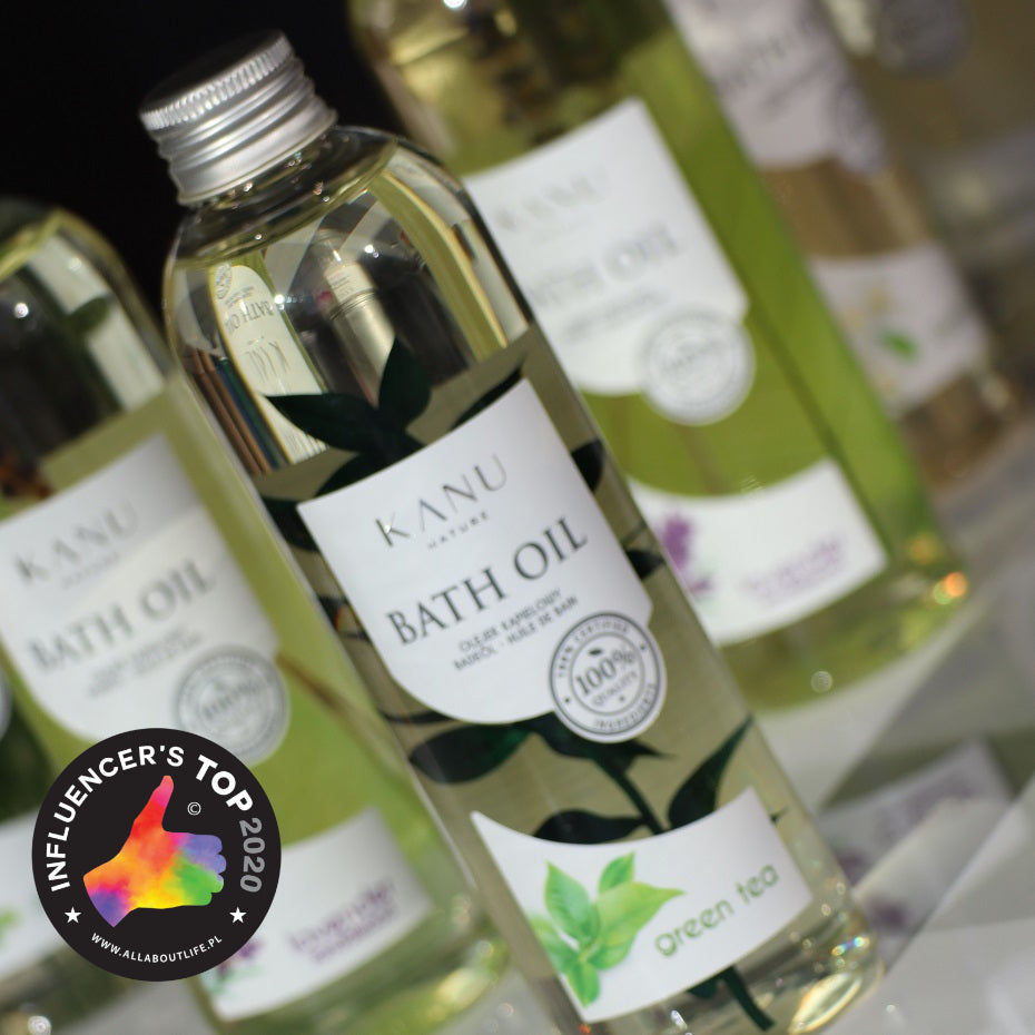 Kanu Nature - Orzeźwiający Olejek do Kąpieli - Zielona Herbata - 250ml