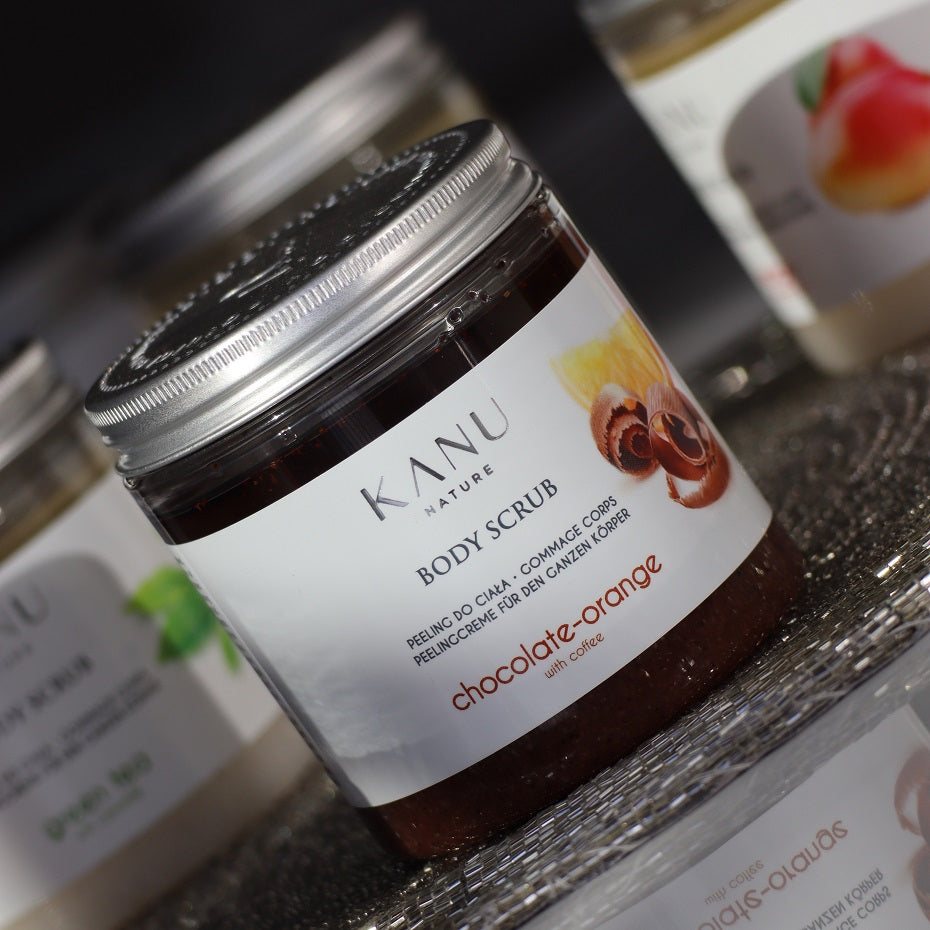 Kanu Nature - Peeling do Ciała Czekoladowo Pomarańczowy z Kawą - 350 g