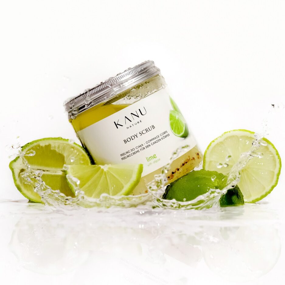 Kanu Nature - Peeling do Ciała Limonka z Algami - 350 g
