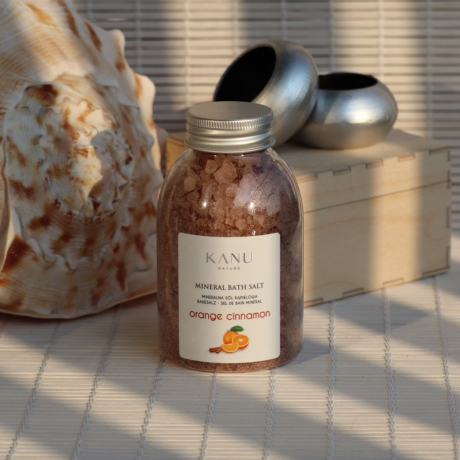 Kanu Nature - Sól Mineralna Pomarańczowo – Cynamonowa - 350g