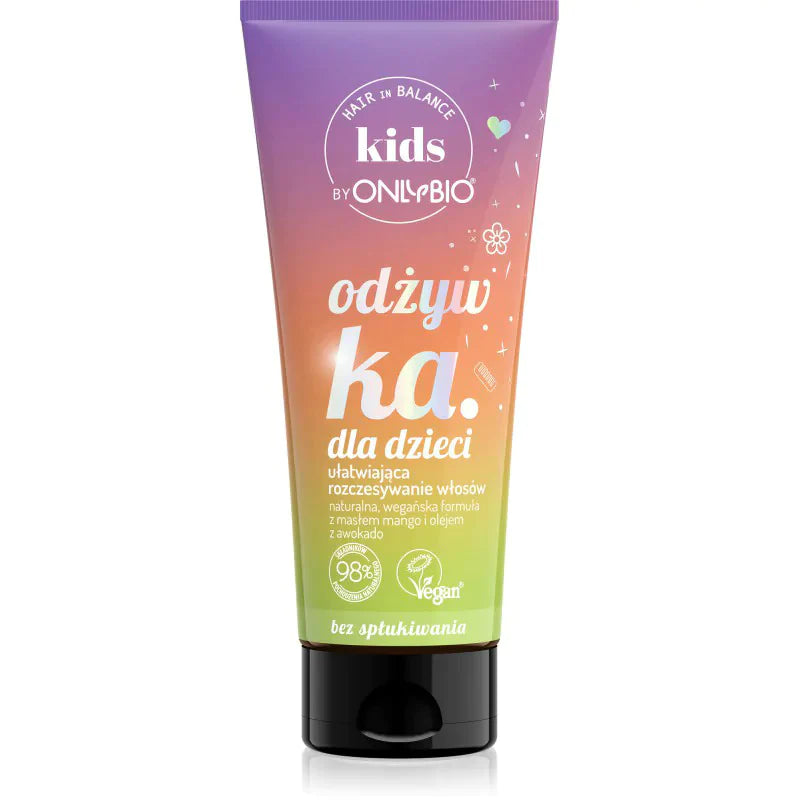 OnlyBio - Hair in Balance Kids - Odżywka Bez Spłukiwania Ułatwiająca Rozczesywanie Włosów - 200ml