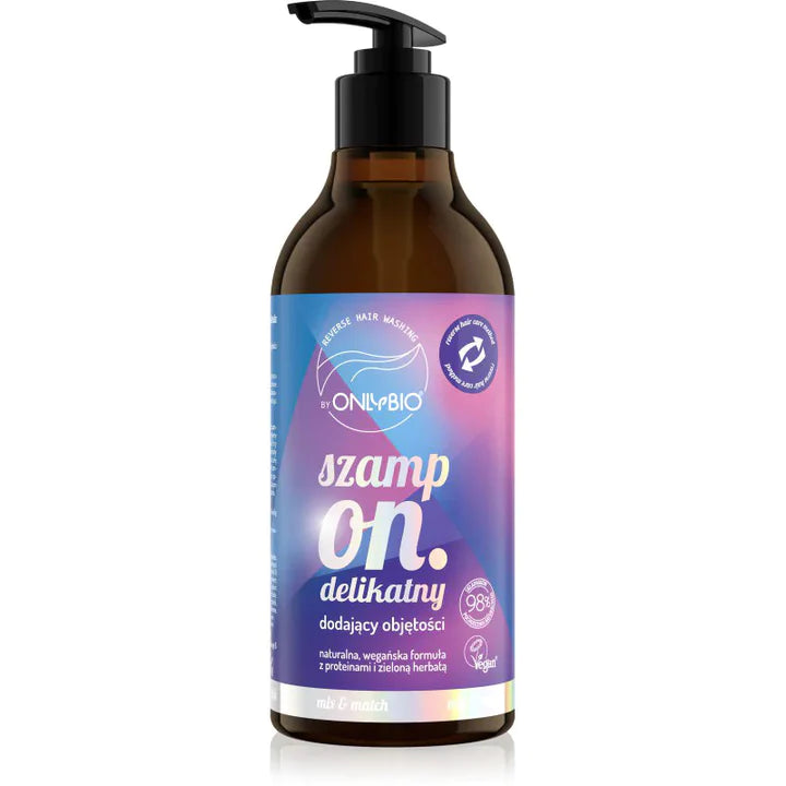 OnlyBio - Reverse Washing - Szampon Delikatny Dodający Objętości - 400ml