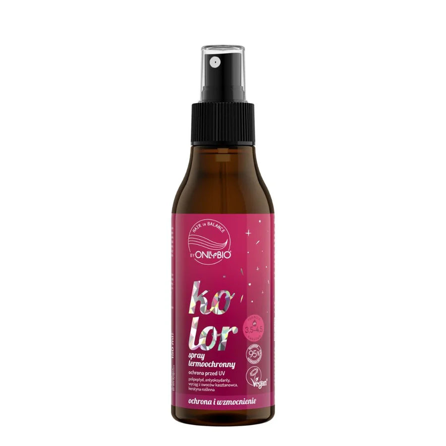 OnlyBio Hair in Balance Kolor - Termoochronny Spray Ochrona przed UV - 150ml
