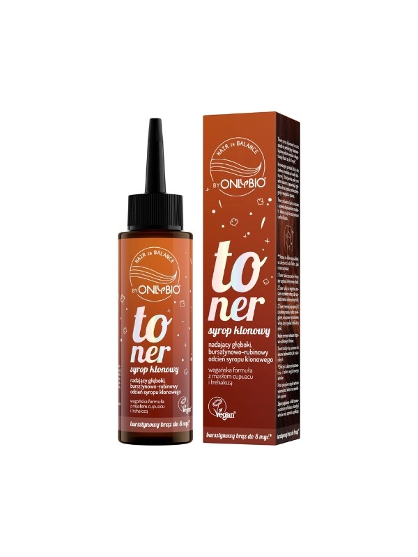 OnlyBio Hair in Balance - Toner do Włosów Brązowych - Syrop Klonowy - 100 ml