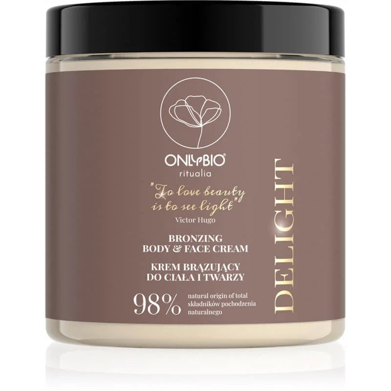 OnlyBio Ritualia Delight - Krem Brązujący do Ciała bez Sztucznych Barwników - 250ml
