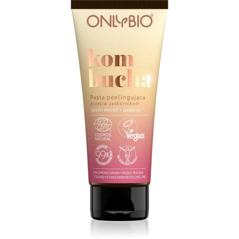 OnlyBio - Kombucha Pasta Peelingująca Przeciw Zaskórnikom - 75ml