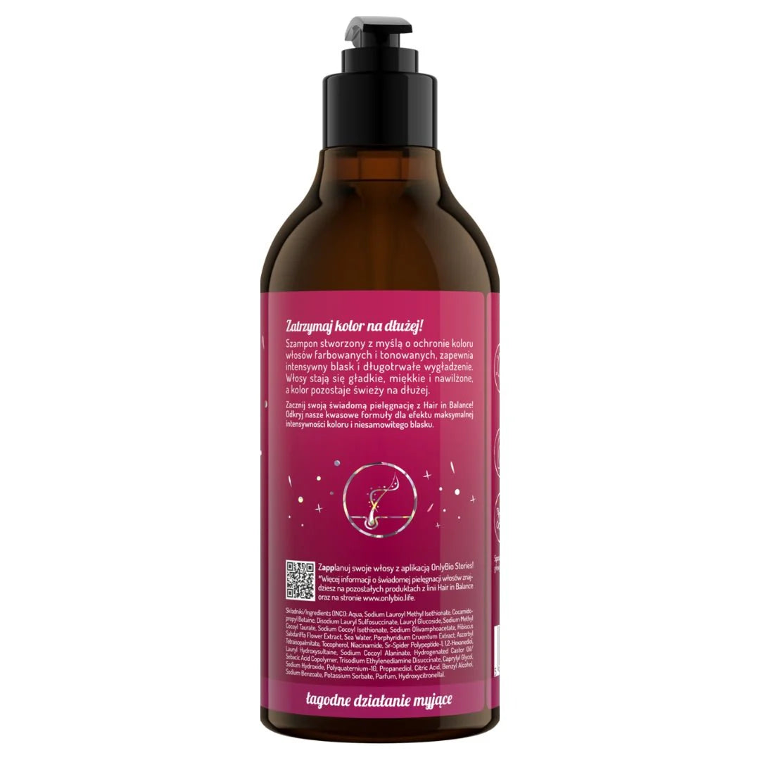 OnlyBio Hair in Balance Kolor - Szampon Chroniący Kolor Włosów - 400ml