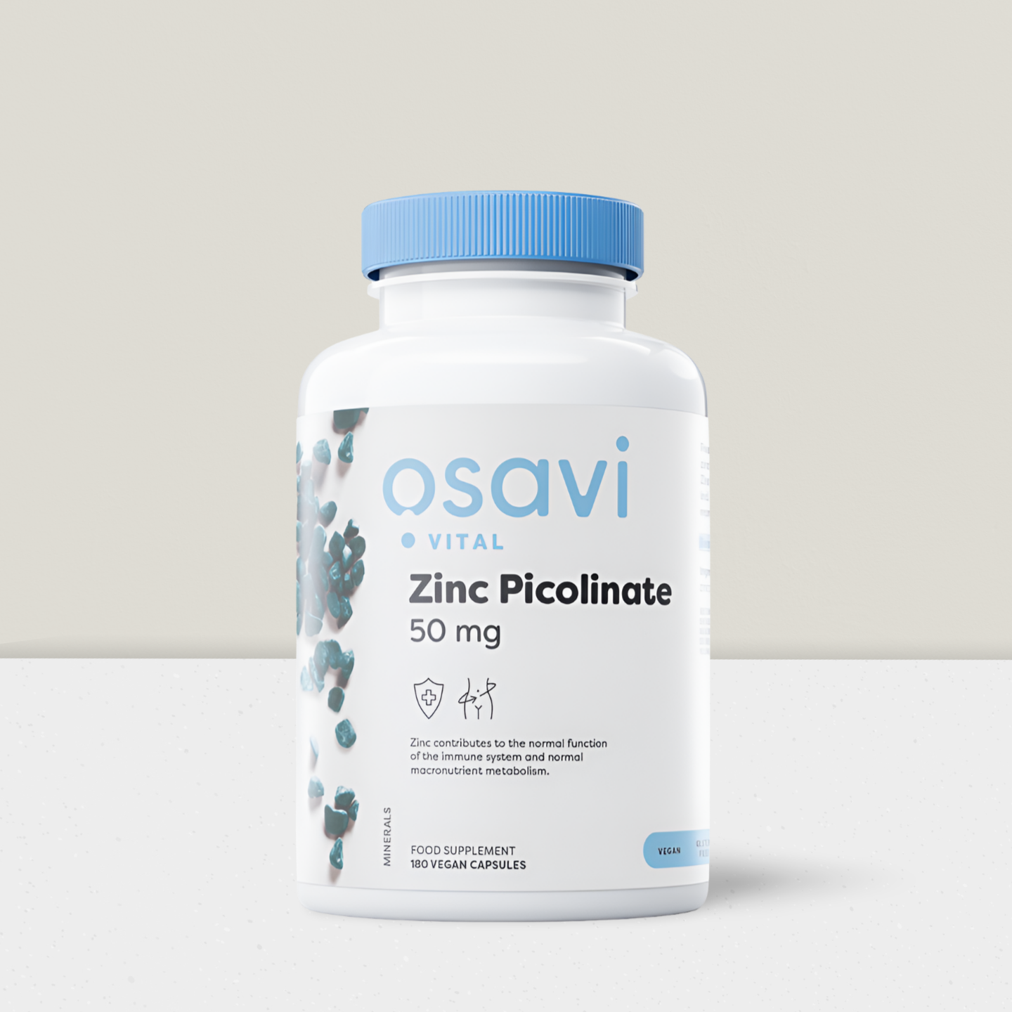 Osavi - Zinc Picolinate 50mg Wspiera Zdrowie Organizmu - 180 Kapsułek