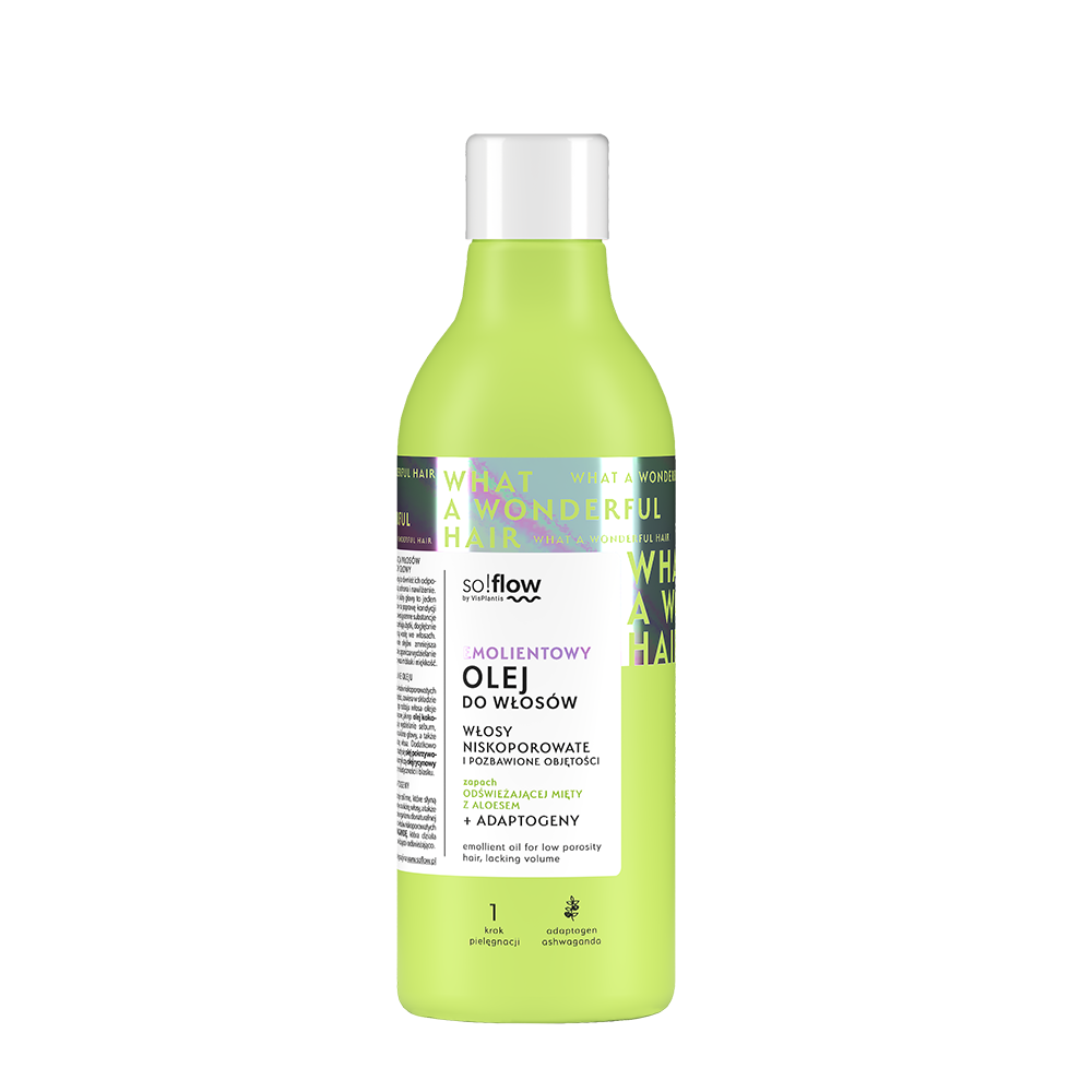 So!Flow - Emolientowy Olej do Włosów Niskoporowatych i Pozbawionych Objętości - 150ml