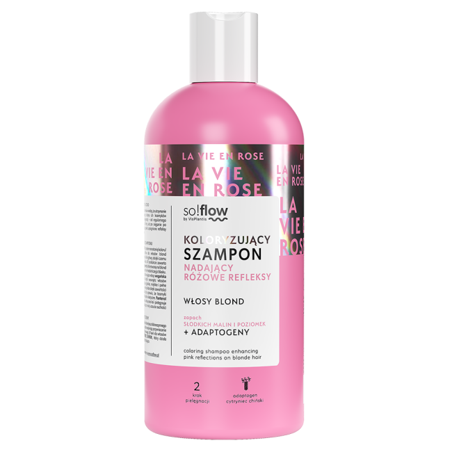 So!Flow - Koloryzujący Szampon Nadający Różowe Refleksy dla Włosów Blond - 300ml