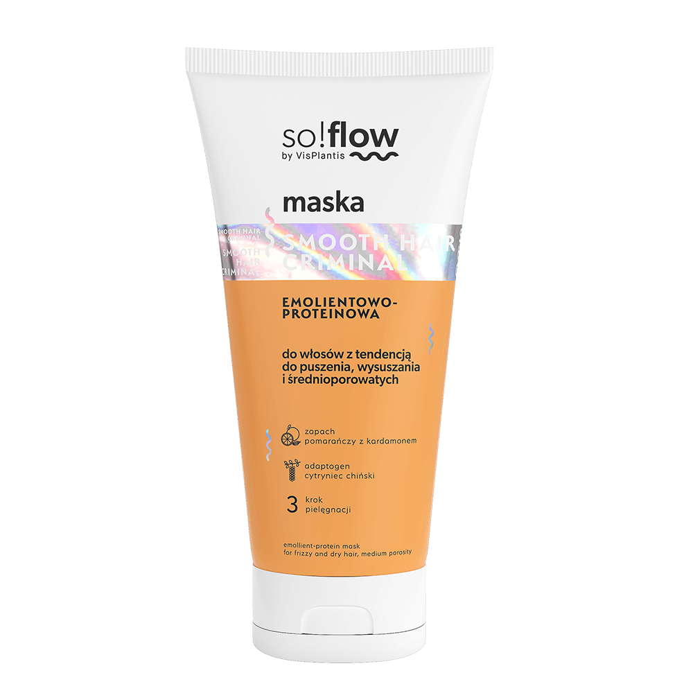 So!Flow - Maska Emolientowo-Proteinowa do Włosów z Tendencją do Puszenia - 200ml