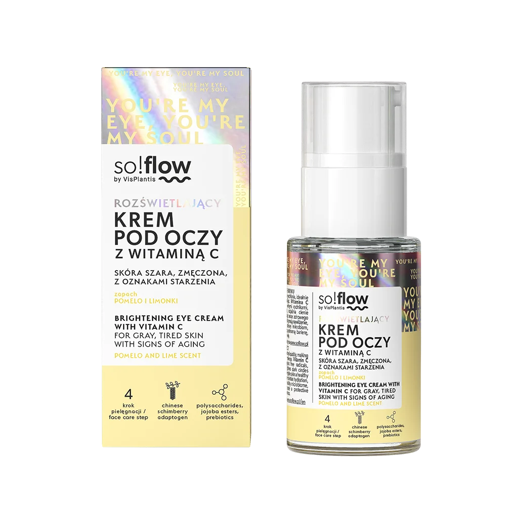 So!Flow - Rozświetlający Krem pod Oczy z Witaminą C - 15ml
