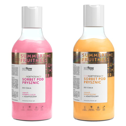 So!Flow - Sorbet Egzotyczny + Sorbet pod Prysznic Gujawa i Liczi - Zestaw