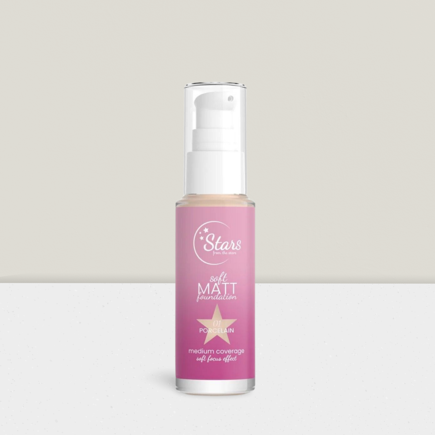 Stars from the Stars - Podkład Matujący Soft Matt Foundation Porcelaine - Nr 01 - 30ml