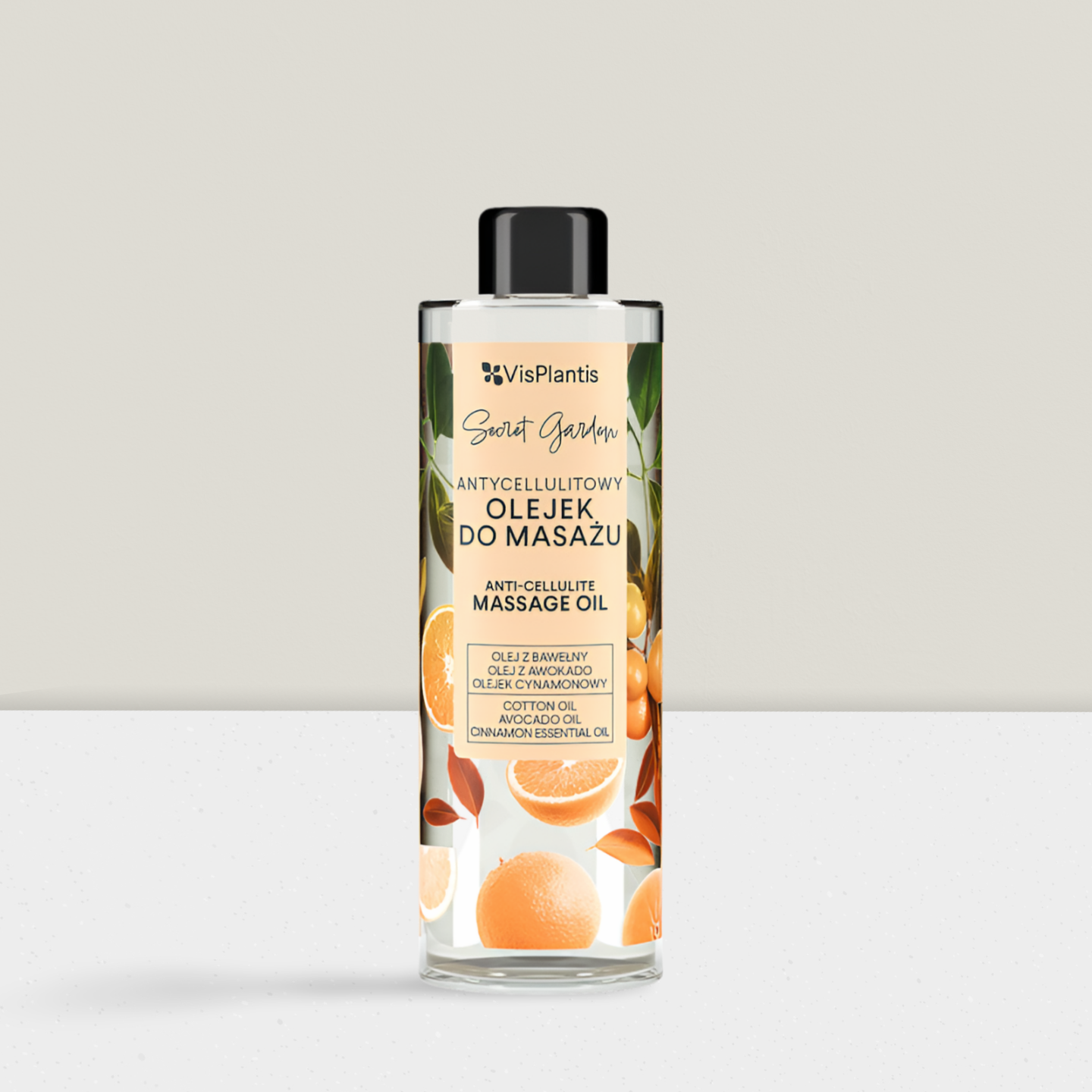 Vis Plantis - Antycellulitowy Olejek do Masażu dla Każdego Rodzaju Skóry - 200ml