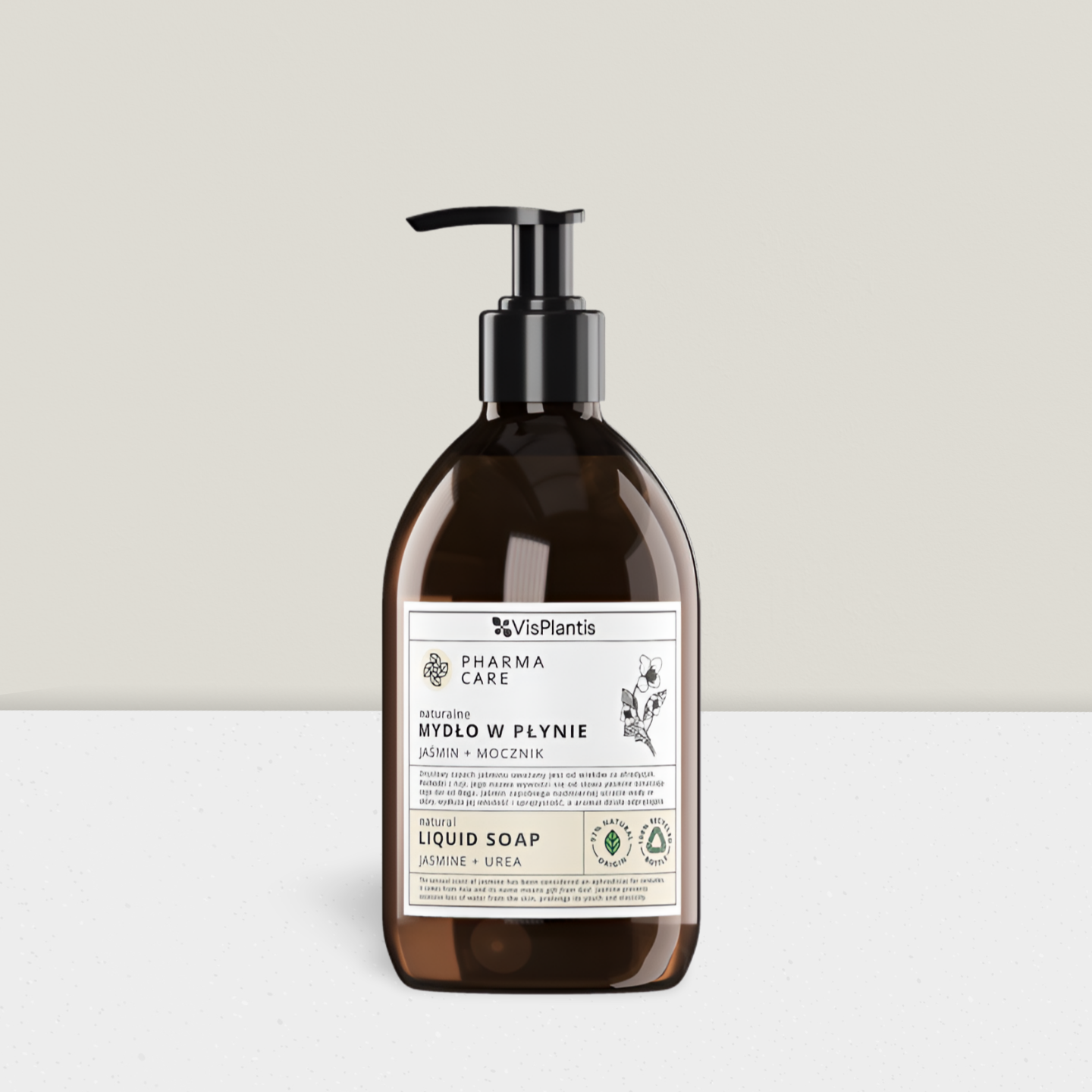 Vis Plantis Pharma Care - Naturalne Mydło w Płynie Jaśmin i Mocznik - 500ml