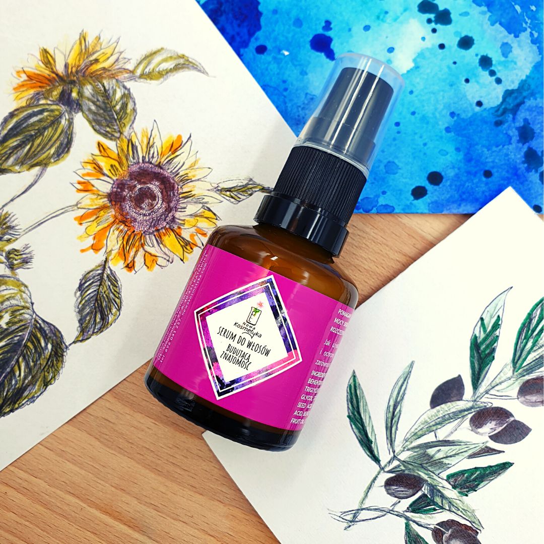 Nowa Kosmetyka - Serum do Włosów "Budująca Znajomość" - 30ml - Data - 17.07.2025