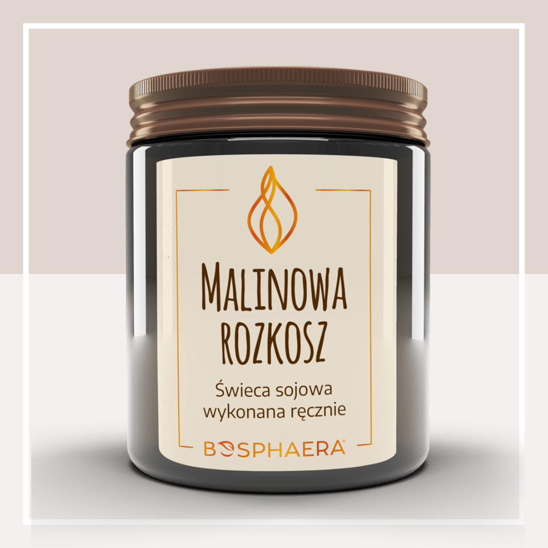 Bosphaera Świeca Sojowa Malinowa Rozkosz