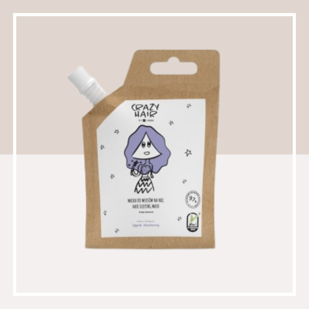 Crazy Hair - Maska Nocna - Jagoda - Refill Pack