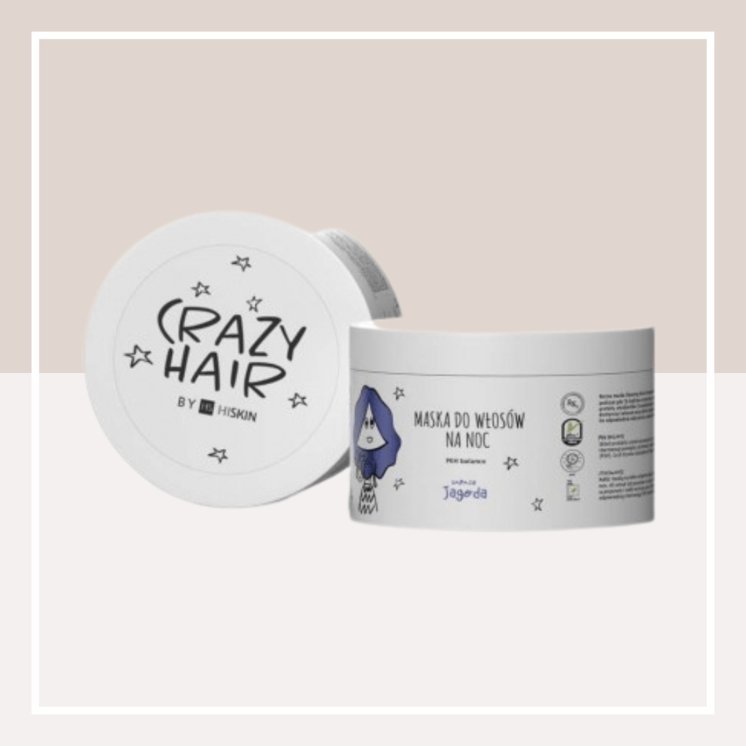 Crazy Hair - Maska Nocna - Jagoda