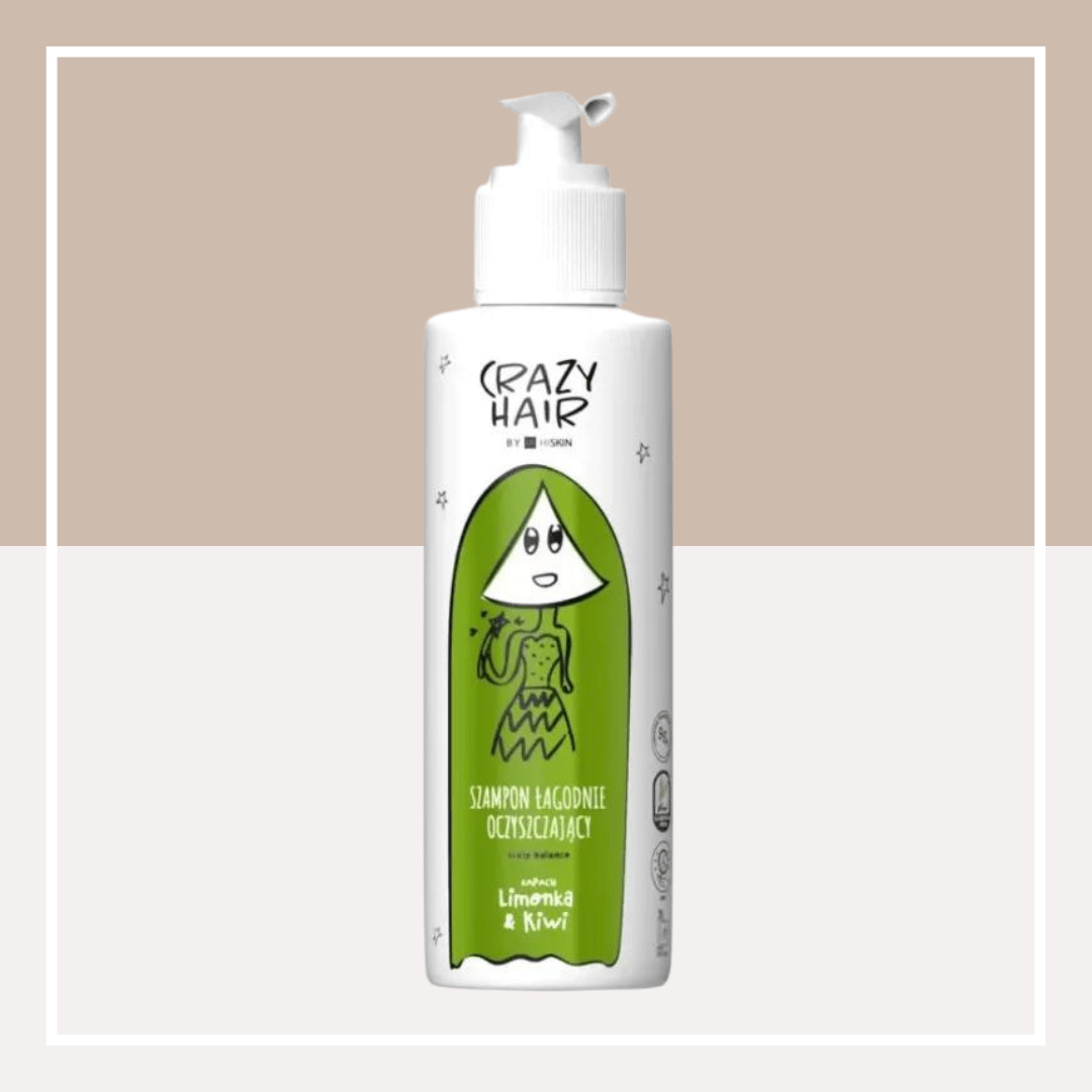 Crazy Hair Szampon Łagodnie Oczyszczający Limonka i Kiwi