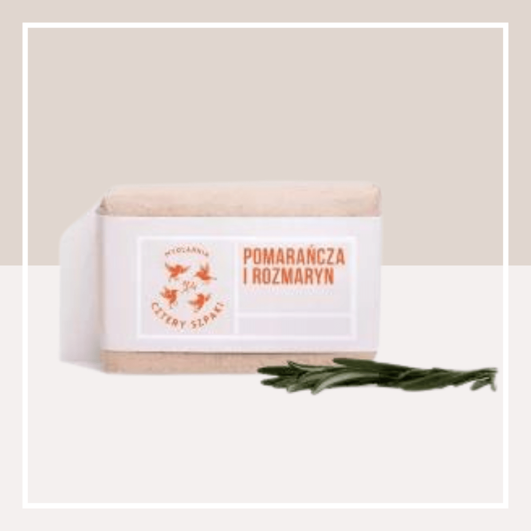 Cztery Szpaki - Mydło Pomarańcza i Rozmaryn - 110g